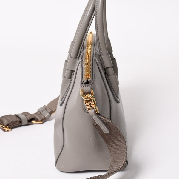 Very good condition GIVENCHY Antigona Sports Mini Handbag Leather GA L 0262 Gray Used 4a003456