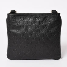 画像をギャラリービューアに読み込む, 極美品 GUCCI グッチ ショルダーバッグ 201533 レザー グッチシマ ブラック ゴールド金具 中古 4a003707