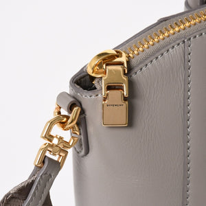 Very good condition GIVENCHY Antigona Sports Mini Handbag Leather GA L 0262 Gray Used 4a003456