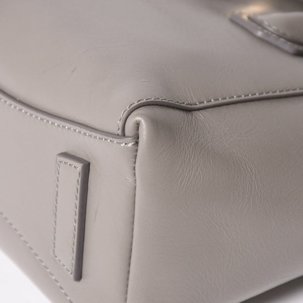 Very good condition GIVENCHY Antigona Sports Mini Handbag Leather GA L 0262 Gray Used 4a003456