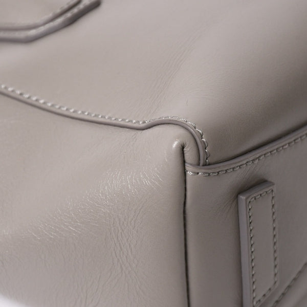 Very good condition GIVENCHY Antigona Sports Mini Handbag Leather GA L 0262 Gray Used 4a003456