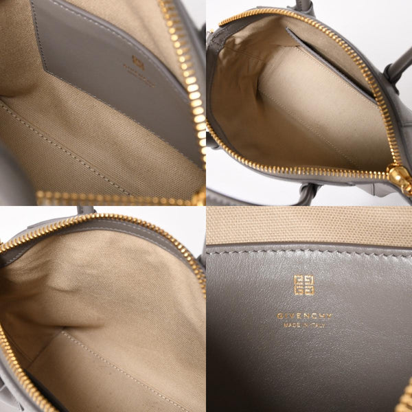 Very good condition GIVENCHY Antigona Sports Mini Handbag Leather GA L 0262 Gray Used 4a003456