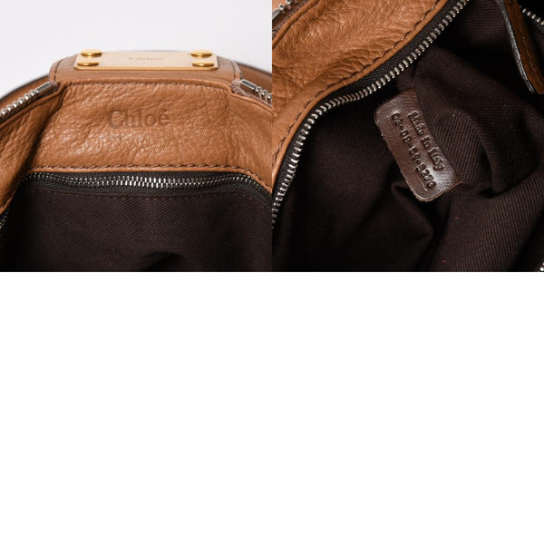 Very good condition Chloe Paddington Leather Handbag Brown 03-08-51-5276 Used 4a003481