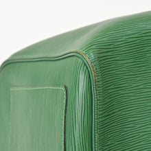 画像をギャラリービューアに読み込む, LOUIS VUITTON ルイヴィトン キーポル50 ボストンバッグ M42964 ボルネオグリーン エピレザー ゴールド金具 美品 中古 4a003714