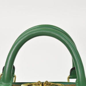 LOUIS VUITTON ルイヴィトン キーポル50 ボストンバッグ M42964 ボルネオグリーン エピレザー ゴールド金具 美品 中古 4a003714