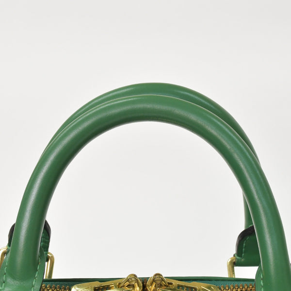 LOUIS VUITTON ルイヴィトン キーポル50 ボストンバッグ M42964 ボルネオグリーン エピレザー ゴールド金具 美品 中古 4a003714