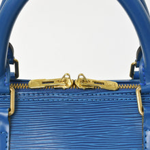 画像をギャラリービューアに読み込む, LOUIS VUITTON ルイヴィトン エピ キーポル55 ボストンバッグ レザー ブルー エピレザー M42955 ロゴ 美品 中古 4a003673