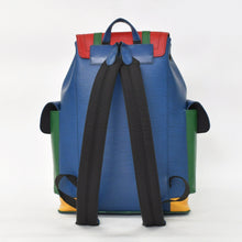 画像をギャラリービューアに読み込む, 極美品 LOUIS VUITTON ルイヴィトン エピ クリストファーPM M55565 リュックサック ブルー レッド グリーン 中古 4a003562