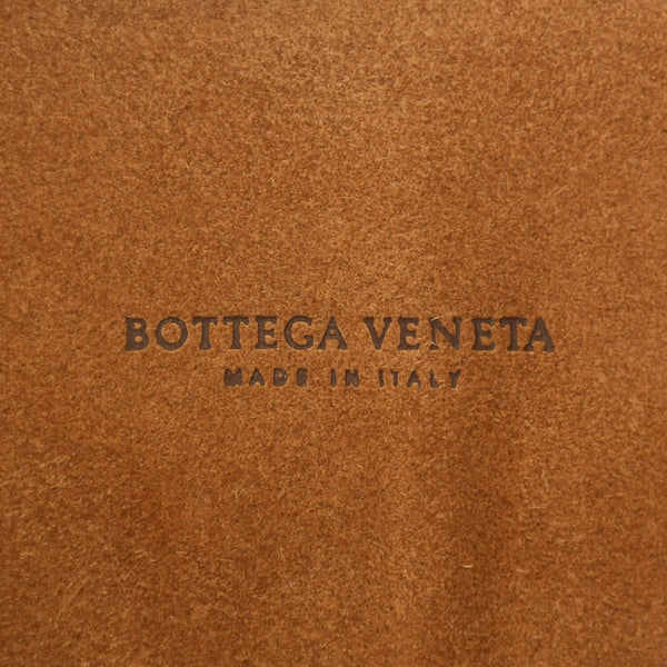 BOTTEGA VENETA Slip Maxi Intrecciato Leather Tote Bag Clutch Bag Calf Leather Black Brown 2WAY Good Condition Used 4a003705