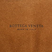 画像をギャラリービューアに読み込む, BOTTEGA VENETA ボッテガヴェネタ スリップマキシ イントレチャート レザートートバッグ クラッチバッグ カーフレザー ブラック ブラウン 2WAY 美品 中古 4a003705
