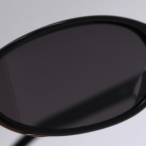 GUCCI グッチ オーバル サングラス GG2461/S イタリア製 アセテート ブラック サイズ52☐16 美品 中古 4a003717