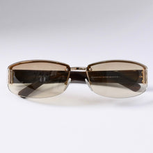 Load image into Gallery viewer, GUCCI グッチ サングラス ハーフリム GG 1799/S イタリア製 アセテート メタル ブラウン ゴールド金具 サイズ60☐15 美品 中古 4a003719