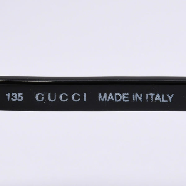 GUCCI グッチ オーバル サングラス GG2461/S イタリア製 アセテート ブラック サイズ52☐16 美品 中古 4a003717