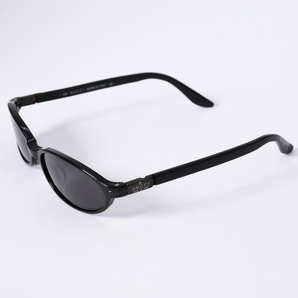 GUCCI グッチ オーバル サングラス GG2461/S イタリア製 アセテート ブラック サイズ52☐16 美品 中古 4a003717