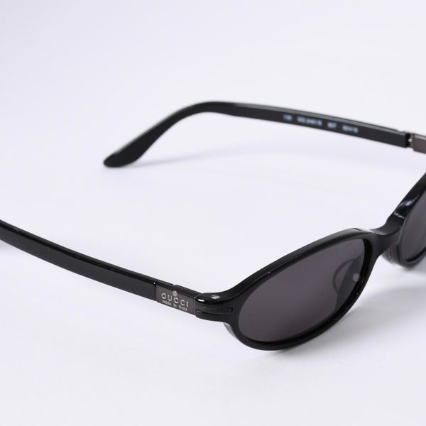 GUCCI グッチ オーバル サングラス GG2461/S イタリア製 アセテート ブラック サイズ52☐16 美品 中古 4a003717