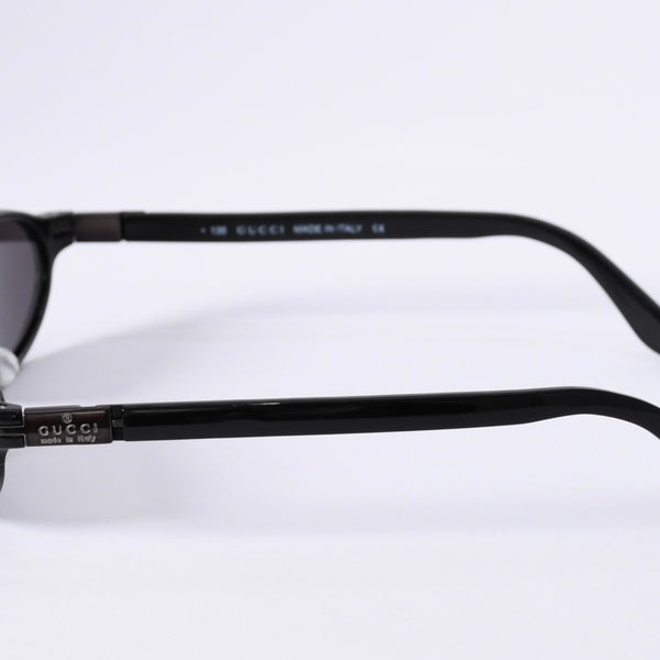 GUCCI グッチ オーバル サングラス GG2461/S イタリア製 アセテート ブラック サイズ52☐16 美品 中古 4a003717