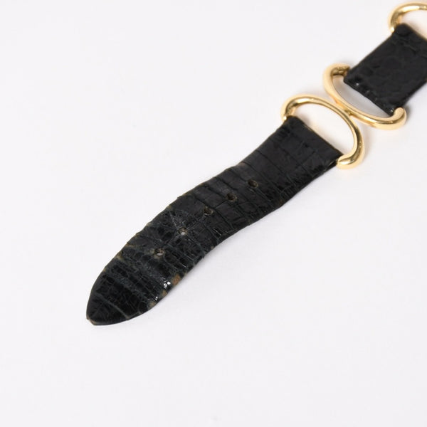 PIAGET ピアジェ 腕時計 9802 D 重量約31.69g 18KYG 純正ダイヤ レザー 手巻き マラカイト文字盤 750刻印 美品 中古 4a003721
