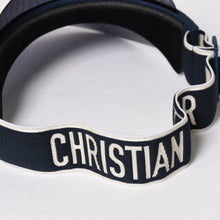 画像をギャラリービューアに読み込む, 新品未使用 Christian Dior クリスチャンディオール DiorClub ディオールクラブ V1U サンバイザー 31B8 オブリーク ネイビー 中古 4a005398