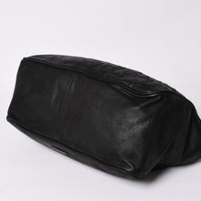 Load image into Gallery viewer, 極美品 CHROME HEARTS クロムハーツ JET SET トートバッグ ボストンバッグ クロスパッチ レザー シルバー925 ブラックロジウム 中古 4a003752
