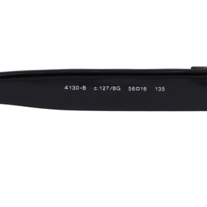 CHANEL シャネル ハーフリム サングラス アイウェア 4130-B c.127/8G サイズ56□16 135 ココマーク ラインストーン 美品 中古 4a003732