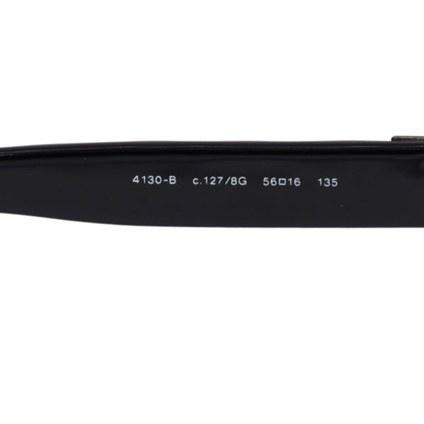 CHANEL シャネル ハーフリム サングラス アイウェア 4130-B c.127/8G サイズ56□16 135 ココマーク ラインストーン 美品 中古 4a003732