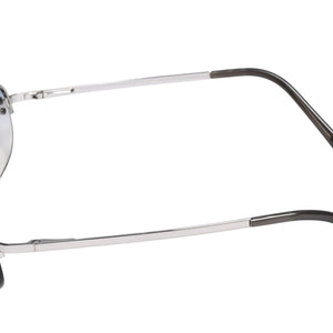 新品未使用 CHANEL シャネル ハーフリム サングラス アイウェア 4099 c.124/7B サイズ55□16 130 ココマーク ブルー シルバー 中古 4a003741