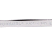画像をギャラリービューアに読み込む, 新品未使用 CHANEL シャネル ハーフリム サングラス アイウェア 4099 c.124/7B サイズ55□16 130 ココマーク ブルー シルバー 中古 4a003741