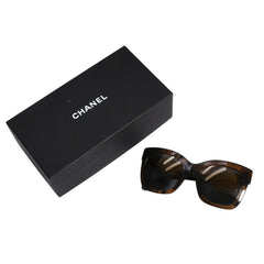 CHANEL Sunglasses Eyewear 5357-A c.1569/Y9 Size 53□23 140 Coco Mark Brown Good Condition Used 4a003738
