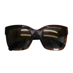 CHANEL Sunglasses Eyewear 5357-A c.1569/Y9 Size 53□23 140 Coco Mark Brown Good Condition Used 4a003738