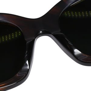 CHANEL Sunglasses Eyewear 5357-A c.1569/Y9 Size 53□23 140 Coco Mark Brown Good Condition Used 4a003738