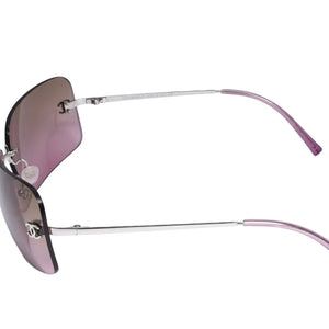 Very good condition CHANEL rimless sunglasses eyewear 4017 c.124/77 size 62□17 120 here mark gradation used 4a003728