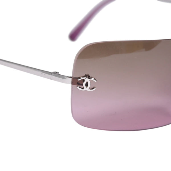 Very good condition CHANEL rimless sunglasses eyewear 4017 c.124/77 size 62□17 120 here mark gradation used 4a003728