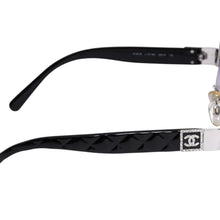 画像をギャラリービューアに読み込む, CHANEL シャネル ハーフリム サングラス アイウェア 4130-B c.127/8G サイズ56□16 135 ココマーク ラインストーン 美品 中古 4a003732