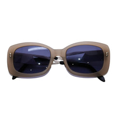 CHANEL Sunglasses Eyewear 10519 C0651 Coco Mark Cambon Plate Beige Square Good Condition Used 4a003737