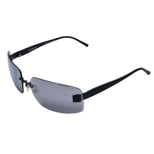 CHANEL Rimless Sunglasses Eyewear 4026 c.142/22 Size 63□17 120 Coco Mark Black Good Condition Used 4a003734
