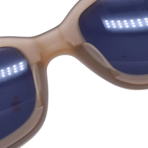 CHANEL Sunglasses Eyewear 10519 C0651 Coco Mark Cambon Plate Beige Square Good Condition Used 4a003737