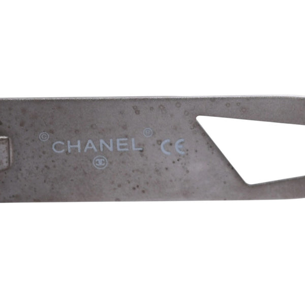 CHANEL Sunglasses Eyewear 10519 C0651 Coco Mark Cambon Plate Beige Square Good Condition Used 4a003737