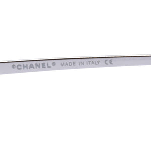 CHANEL Rimless Sunglasses Eyewear 4017-D c.124/58 Size 62□17 120 Coco Mark Rhinestone Pink Good Condition Used 4a003731