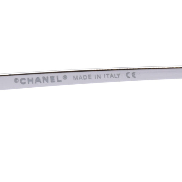 CHANEL Rimless Sunglasses Eyewear 4017-D c.124/58 Size 62□17 120 Coco Mark Rhinestone Pink Good Condition Used 4a003731
