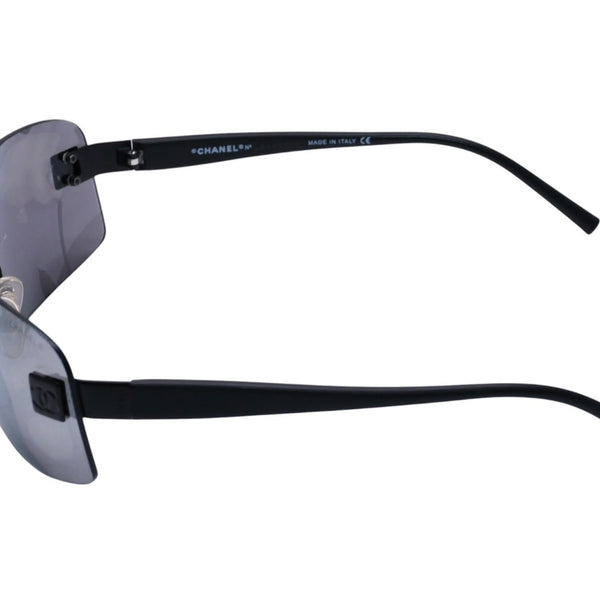 CHANEL Rimless Sunglasses Eyewear 4026 c.142/22 Size 63□17 120 Coco Mark Black Good Condition Used 4a003734