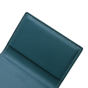 Like new GOYARD Malsherbes card case MALESHPMLTY09CL09X Silver hardware Green PVC vocal calfskin Used 4a003847