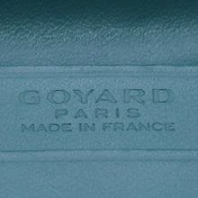 Load image into Gallery viewer, 新品同様品 GOYARD ゴヤール マルゼルブ カードケース MALESHPMLTY09CL09X シルバー金具 グリーン PVC ヴォーカルカーフスキン 中古 4a003847