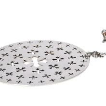 画像をギャラリービューアに読み込む, 極美品 CHROME HEARTS クロムハーツ CIRCLE CH PLUS サークルCHプラス ドロップピアス 重量約15.34g 片耳用 シルバー925 中古 4a003622