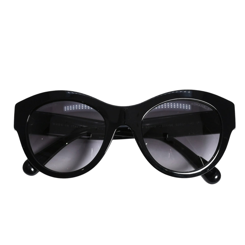 CHANEL シャネル ウェリントン サングラス アイウェア 5371-A c.501/S6 サイズ52□21 140 ココマーク ブラック 美品 中古 4a003739