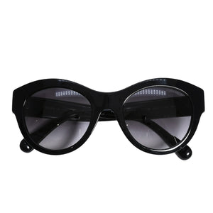 CHANEL シャネル ウェリントン サングラス アイウェア 5371-A c.501/S6 サイズ52□21 140 ココマーク ブラック 美品 中古 4a003739