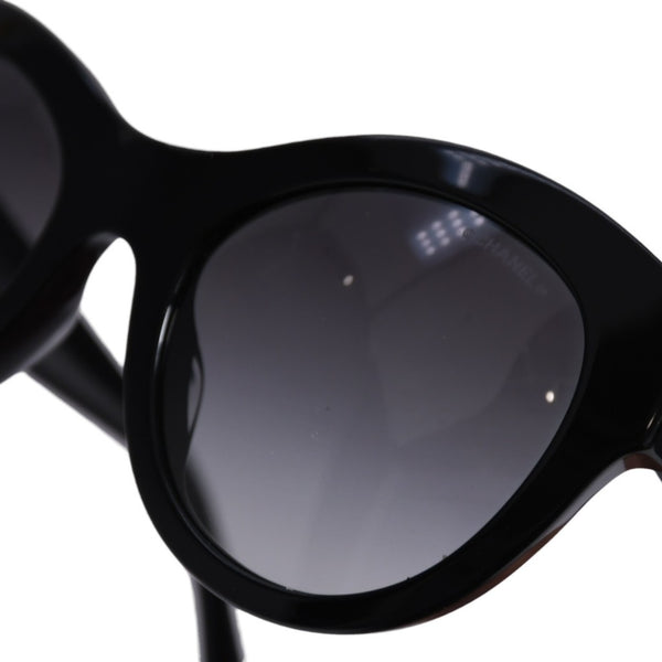 CHANEL シャネル ウェリントン サングラス アイウェア 5371-A c.501/S6 サイズ52□21 140 ココマーク ブラック 美品 中古 4a003739