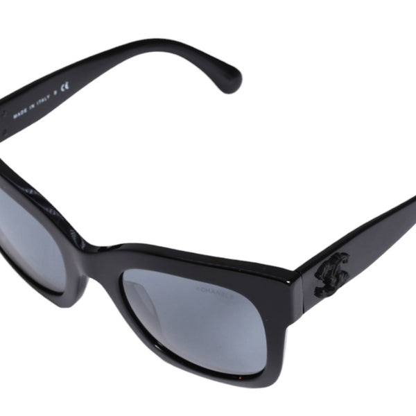 CHANEL シャネル ウェリントン サングラス アイウェア 5357-A c.501/26 サイズ53□23 140 ココマーク ブラック 美品 中古 4a003740