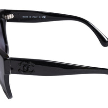 Load image into Gallery viewer, CHANEL シャネル ウェリントン サングラス アイウェア 5357-A c.501/26 サイズ53□23 140 ココマーク ブラック 美品 中古 4a003740