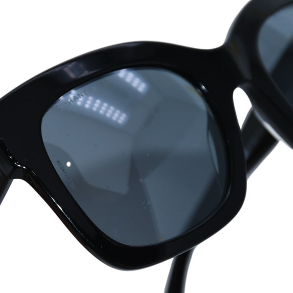 CHANEL シャネル ウェリントン サングラス アイウェア 5357-A c.501/26 サイズ53□23 140 ココマーク ブラック 美品 中古 4a003740