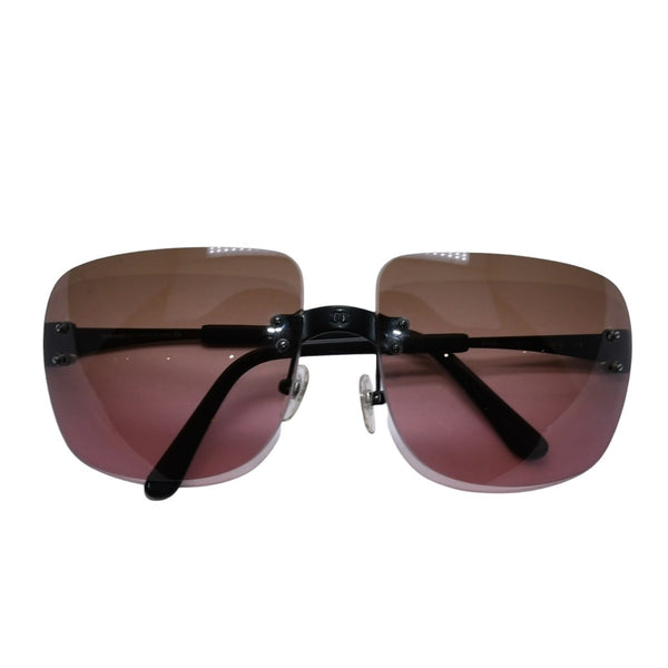 CHANEL シャネル リムレス サングラス アイウェア 4006 c.101/77 サイズ64□16 125 ココマーク グラデーション 美品 中古 4a003730